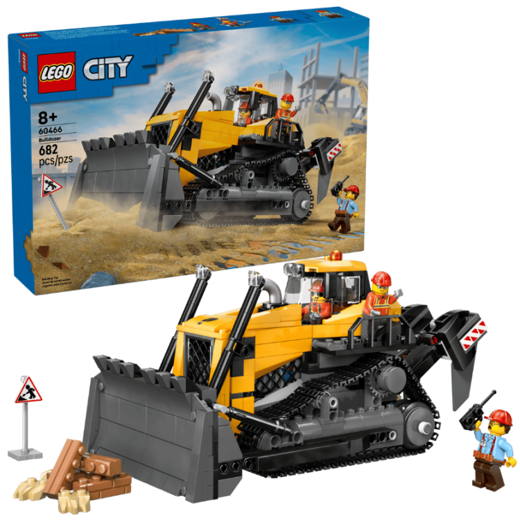 LEGO City – žltý buldozér